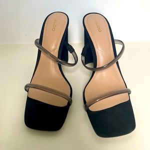 New Aldo black size 7.5 sandals